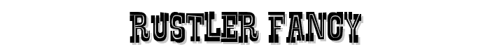 Rustler Fancy font